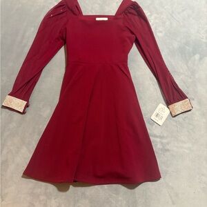 Speechless girls maroon bedazzled dress